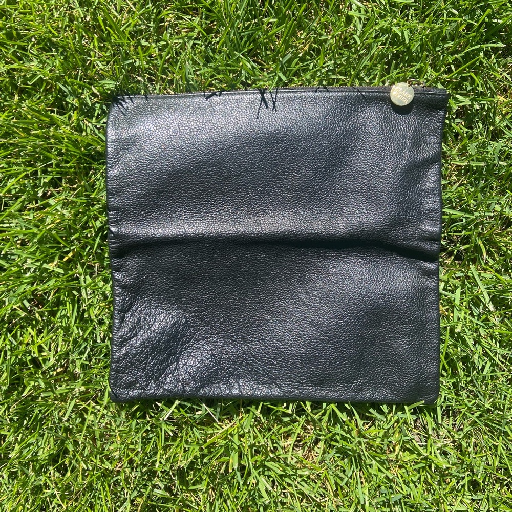 Black Leather Pouch